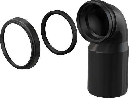 Комплект М-906 колено стока,комплект 90/110