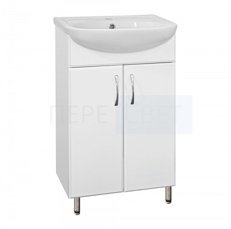 Тумба №9 под умыв. Альфана белая 50см