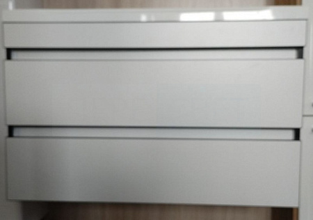 Берлин Тумба Подвесная БЕЛЫЙ 900 2 ящ. Elen 900 Берлин Тумба Подвесная БЕЛЫЙ 900 2 ящ. Elen 900