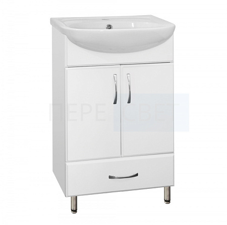 Тумба №9/1Б под умыв. Акватон белая