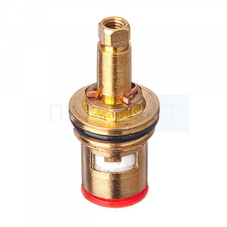 Кран-букса 1/2" керамика квадрат п/крест мел/резьба