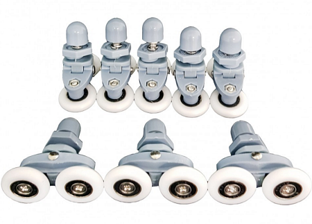 Комплект двер/роликов 25мм двойной эксцентр  (8шт)