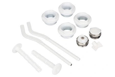 Комплект монтажный для радиатора отопления  1"x3/4", с двумя кронштейнами