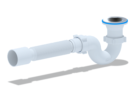 Сифон Ани для душ.поддона 1 1/2"* 40 с г/т 40х50