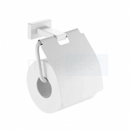 Держатель д/туалетной бумаги с крышкой,БЕЛЫЙ ViEiR