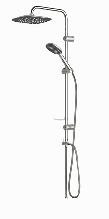Душевая система Милд (,лейка, верх.душ) хр.сатин