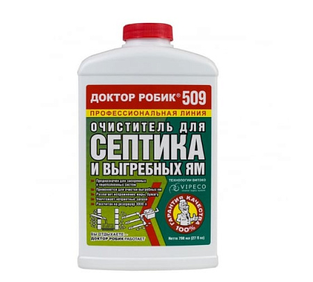 Доктор Робик (для выгребных ям и септиков) 800мл. Доктор Робик (для выгребных ям и септиков) 800мл.
