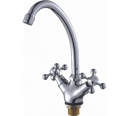 Смеситель KONNER CLASSIC для кухни с высоким поворотным изливом