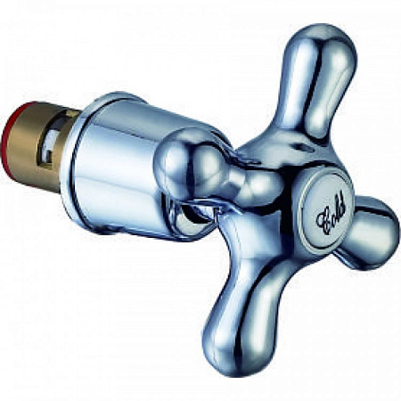 Кран-букса 1/2"керамика под квадрат+ маховик крест DK-132