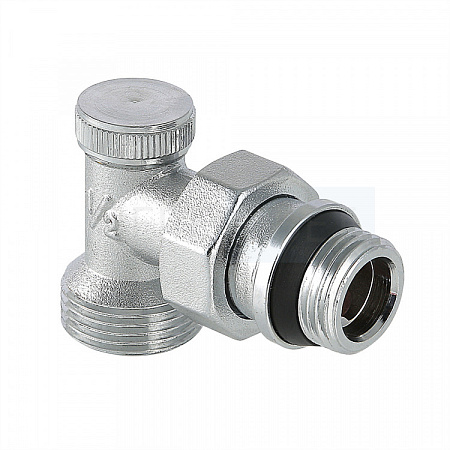 Клапан настроечный угловой VALTEC 1/2" для рад. под Евроконус