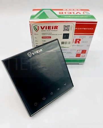 Термостат комнатный, черный Vieir