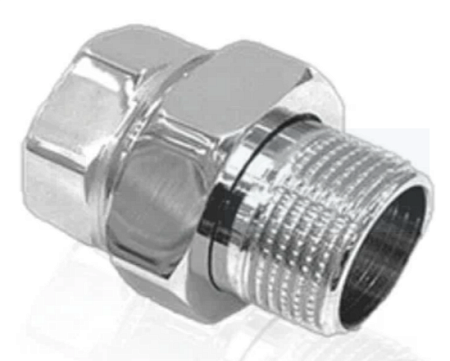 Американка STI прямая  1/2" Н/В хром