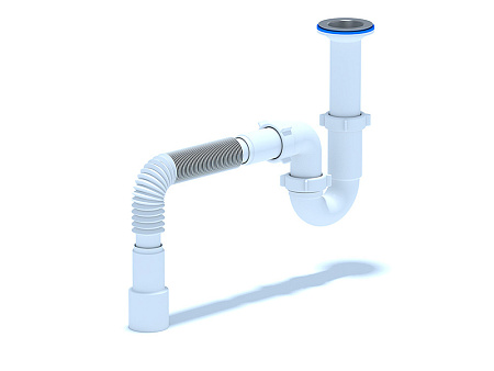 Сифон Ани прямоточный 1 1/2"* 40 с г/тр 40*40/50