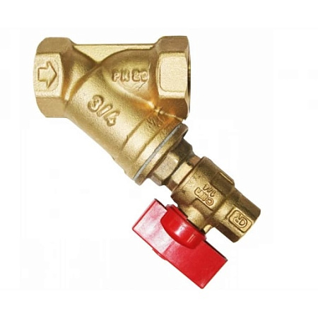 Фильтр (SMS)  груб.очистки  3/4" г/г с Мини краном