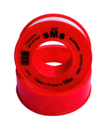 Фум-лента 12мм х 10м х 0,1мм SMS MULTITAPE 1гр/см