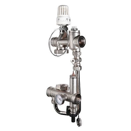 Смесительный узел для теплого пола VALMIX ширина 130мм Смесительный узел для теплого пола VALMIX ширина 130мм