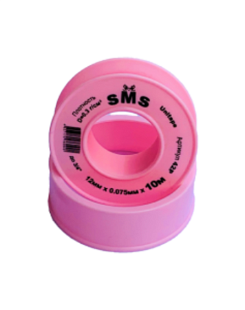 Фум-лента 12мм х 10м х 0,075мм SMS UNITAPE 0.30гр SMS-42P