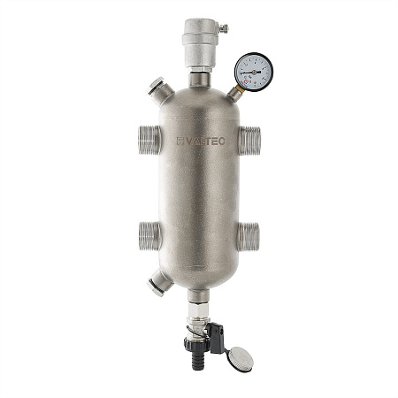 Гидравлическая стрелка из нерж. стали 1 1/4" VALTEC