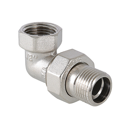 Американка  угловая VALTEC  3/4" Н/В хром