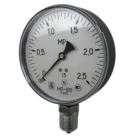 Манометр Мп-100 2,5МПа Дк100 G1/2"