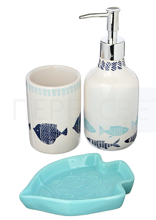 Керамический набор "РЫБКИ" 3 предмета