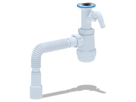 Сифон Ани Грот 1 1/2"* 40 с отв.с/м с г/т 40*40х50 литой Сифон Ани Грот 1 1/2"* 40 с отв.с/м с г/т 40*40х50 литой