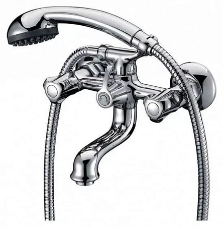 Смеситель д/ванны "МУН", Маховики, Короткий нос