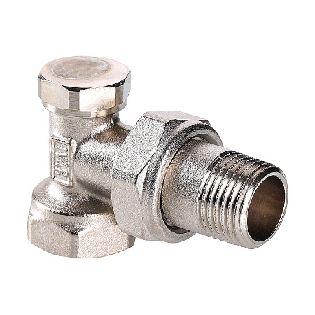 Клапан настроечный угловой VALTEC 1/2" для рад.