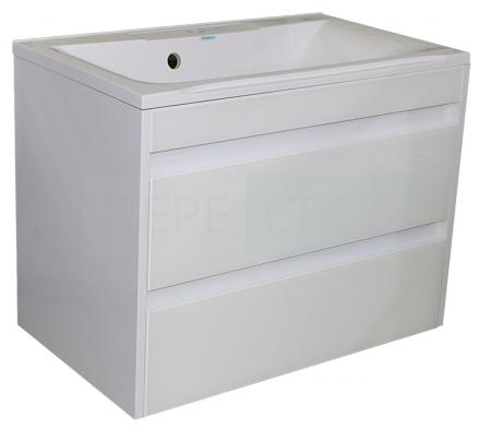 Монако Тумба подвесная 750 п/ум Elen 75 белый Монако Тумба подвесная 750 п/ум Elen 75 белый