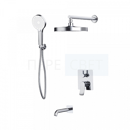 Душевая скрытая сист.троп.душ VALFEX 80553 Хром