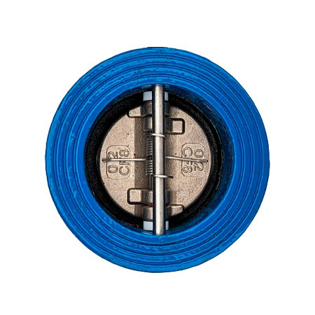 Клапан обратный чугун Ду 250 Ру16 межфл 2/створчатый